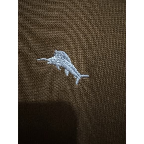 Tommy Bahama Relax Jacket Men’s Coastal Maritime Black Half Zip Island Size XL - Picture 8 of 11